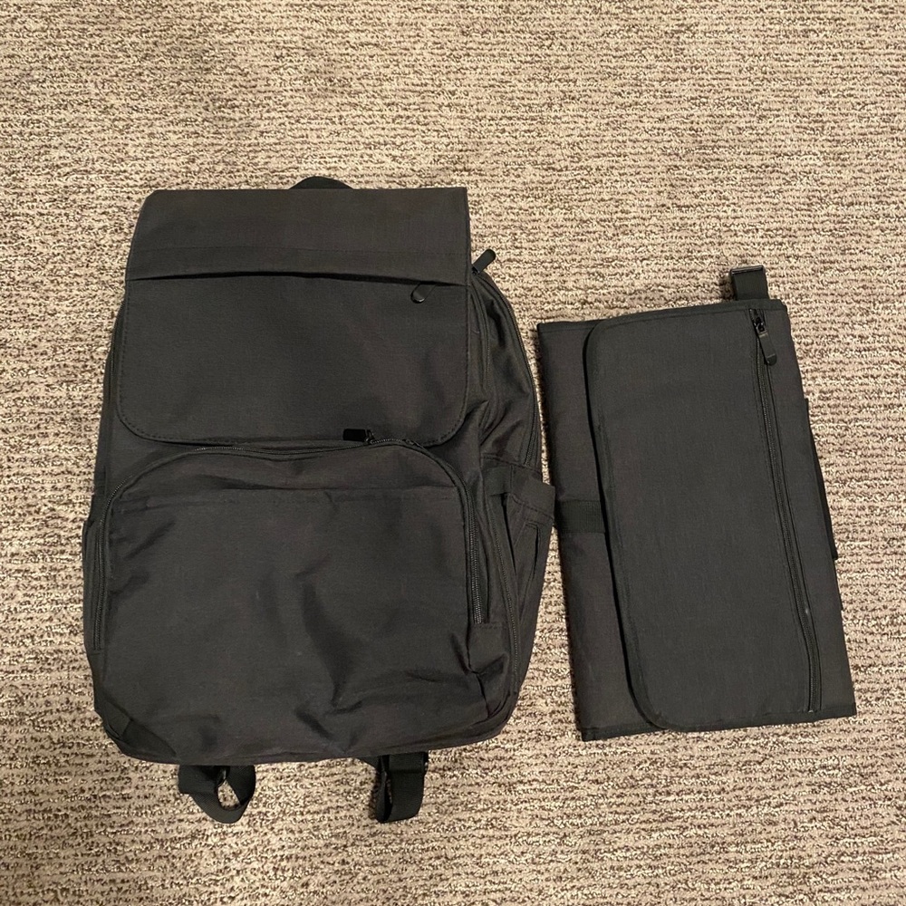 Babylee Backpack Diaper Bag + Changing Pad